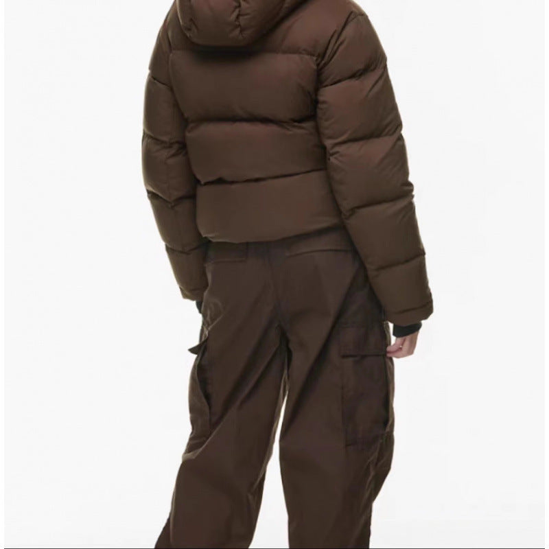 4-Grid Goose Down Winter Coat