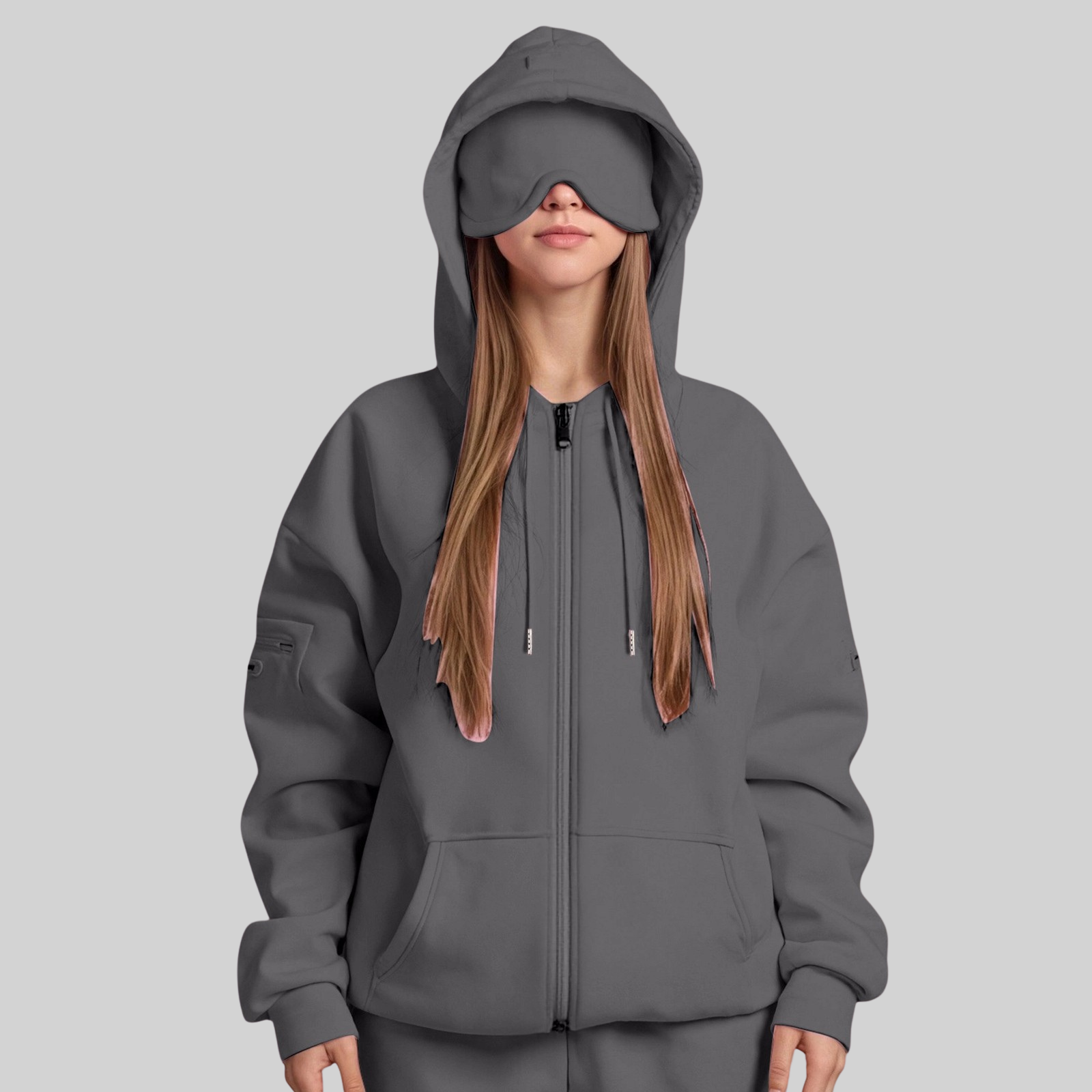 Airplane Mode Travel Zip Hoodie