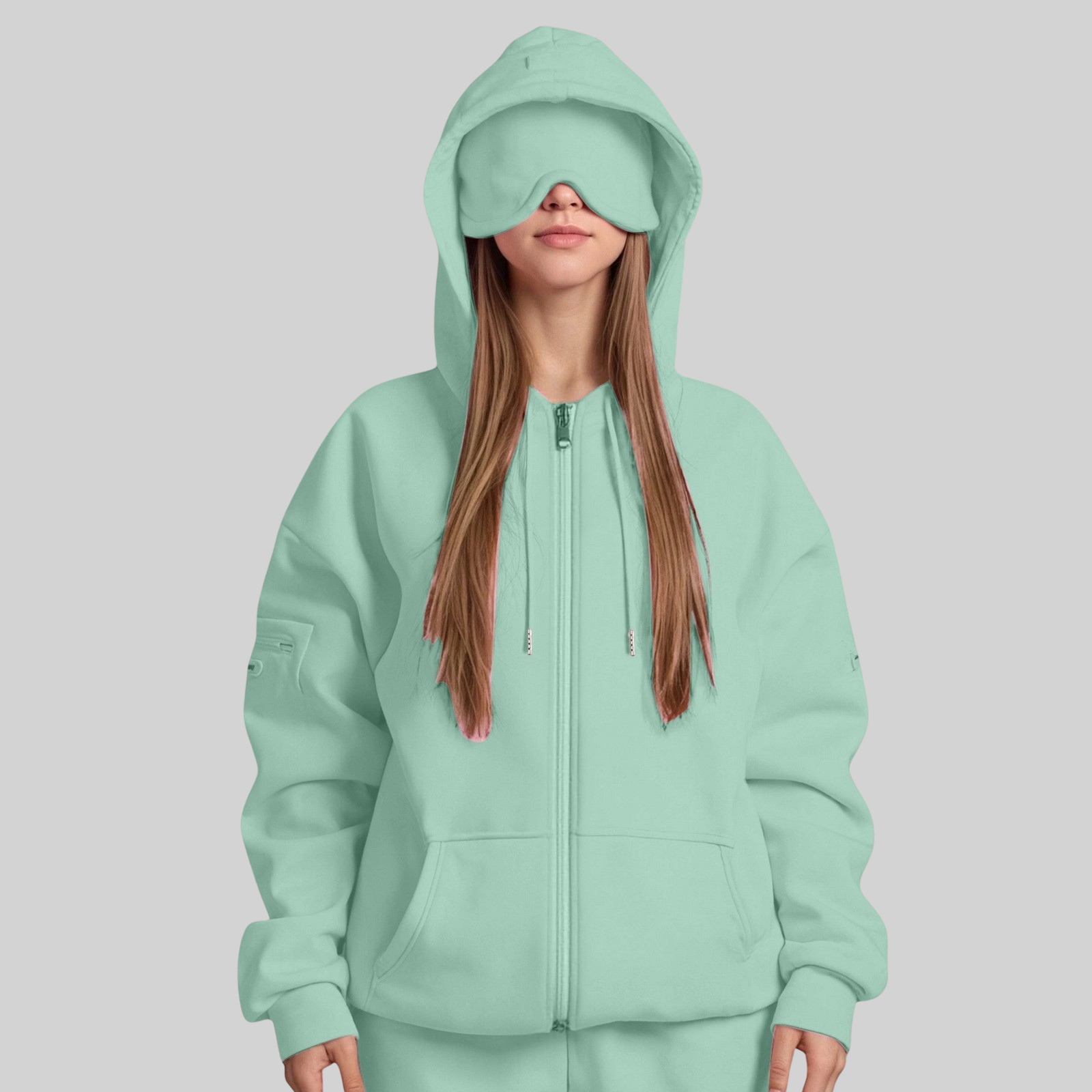 Airplane Mode Travel Zip Hoodie