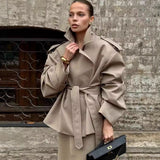 Cropped Trench Coat