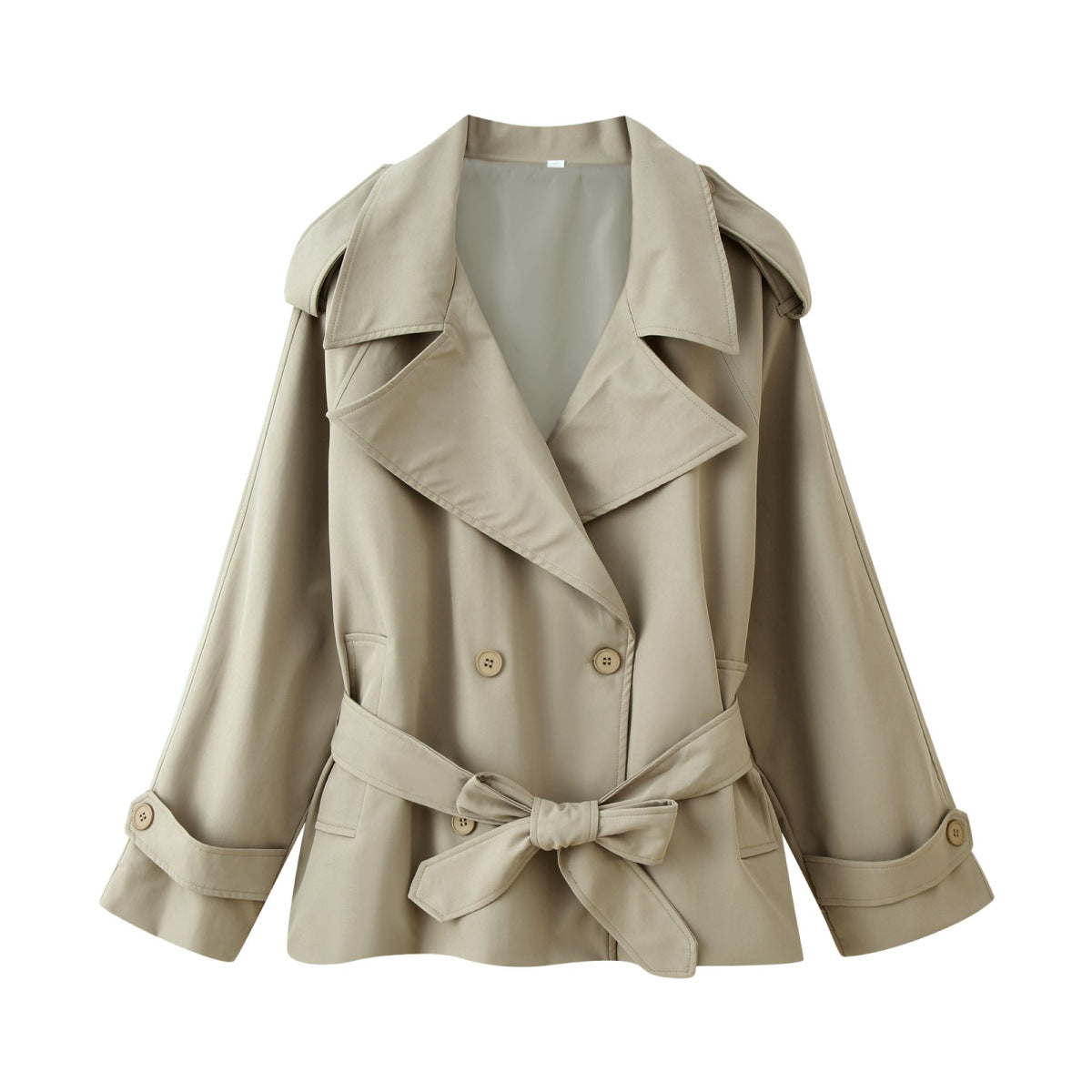 Cropped Trench Coat