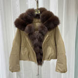Goose Down Fur Coat