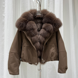 Goose Down Fur Coat