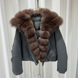 Goose Down Fur Coat