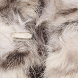 Leopard Print Faux Fur Jacket