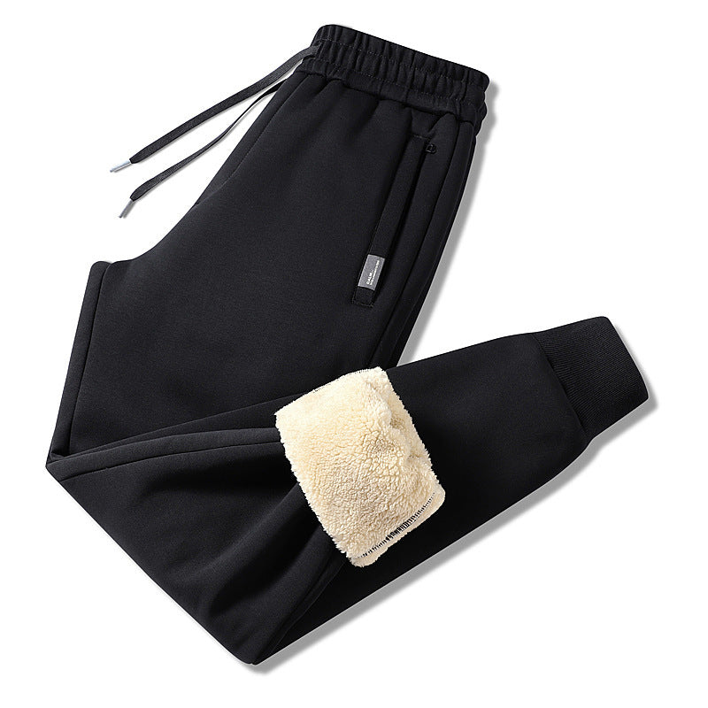 Plush Lined Cotton Winter Pants