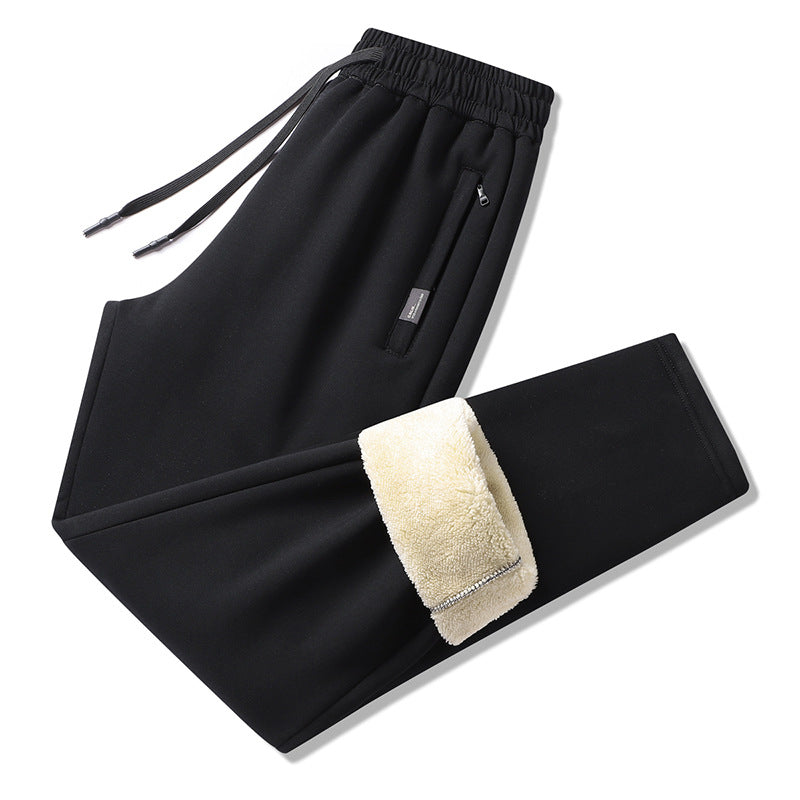 Plush Lined Cotton Winter Pants