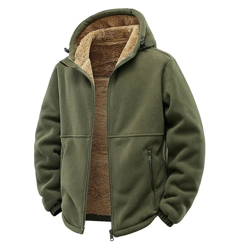 Hooded Lambswool Jacket