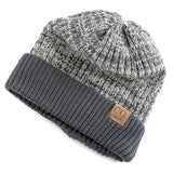 Unisex Two-Tone Winter Beanie