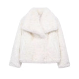Cropped Faux Fur Jacket