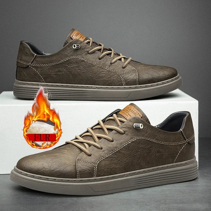 Oxford Leather Sneakers