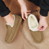 Fur Lined Slip-On Loafers