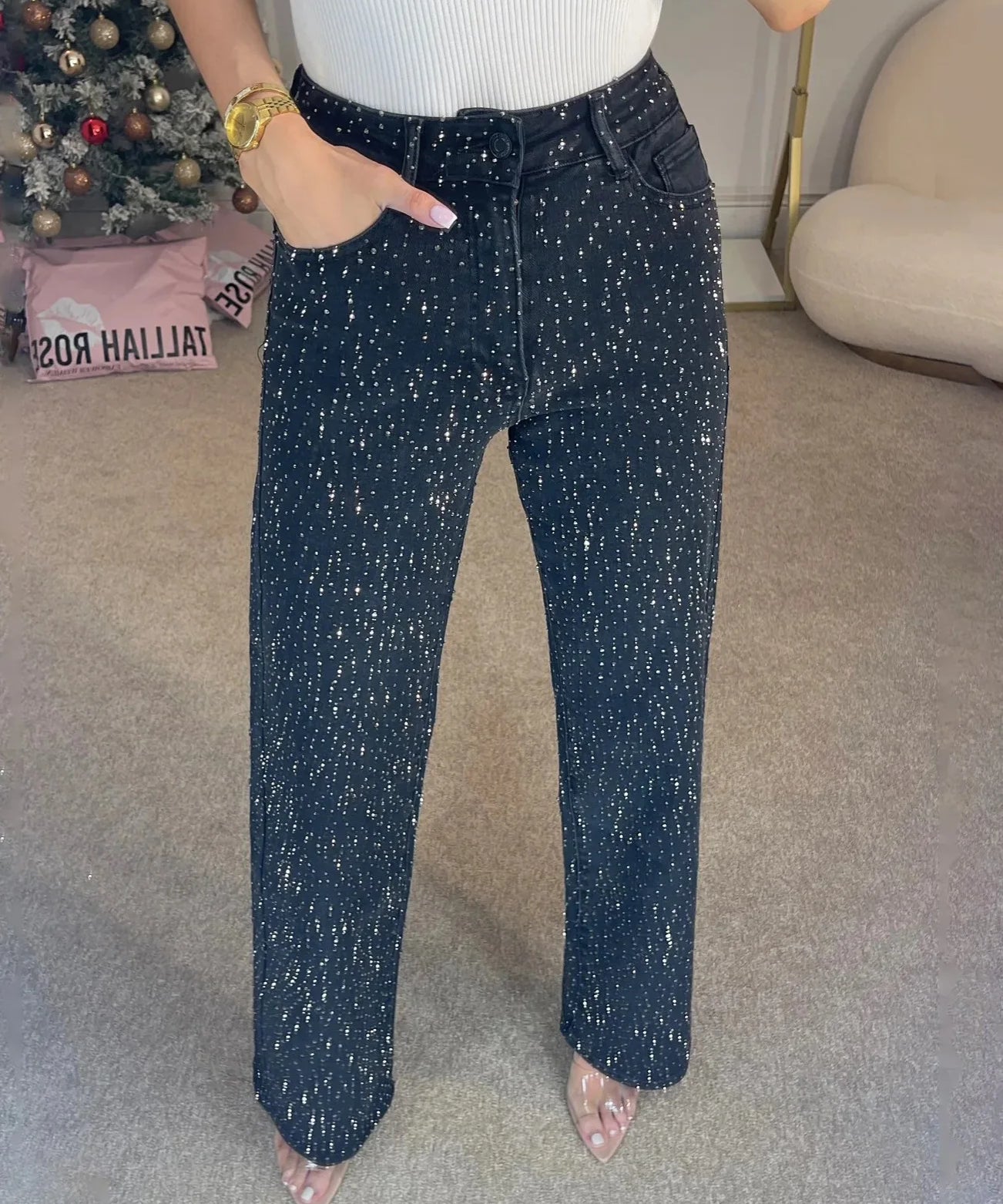 Diamond Straight Jeans