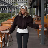 Cropped Suede Jacket