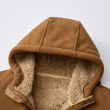 Hooded Lambswool Jacket