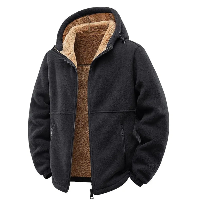 Hooded Lambswool Jacket