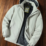 Fleece-Lined Hooded Coat
