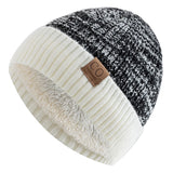 Unisex Two-Tone Winter Beanie