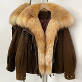 Raccoon Fur Down Parka