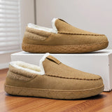 Fur Lined Slip-On Loafers
