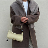 Women's Brown Wool Overcoat