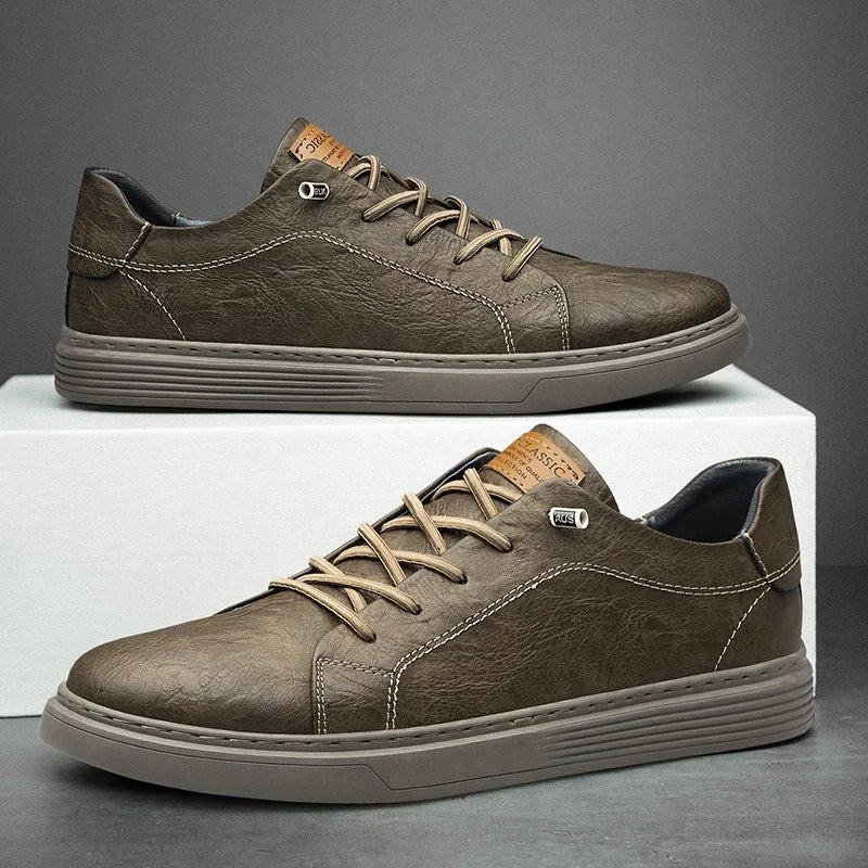 Oxford Leather Sneakers