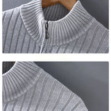 Knitted Zip Cardigan
