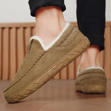Fur Lined Slip-On Loafers