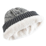 Unisex Two-Tone Winter Beanie