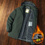 Fleece-Lined Hooded Coat