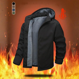 Warm Fleece Hooded Jacket