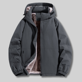 Fleece Lined Hooded Jacket