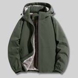 Fleece Lined Hooded Jacket
